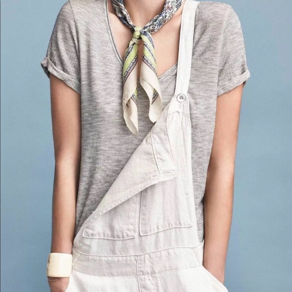 Anthropologie Linen Overalls